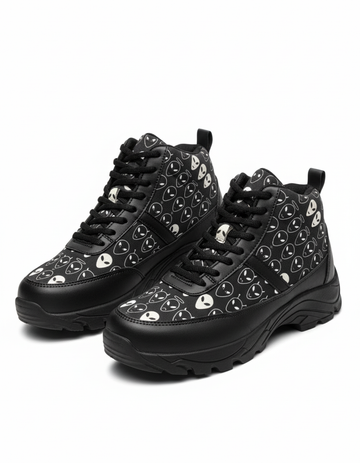 Aliens High Top Canvas Sneakers