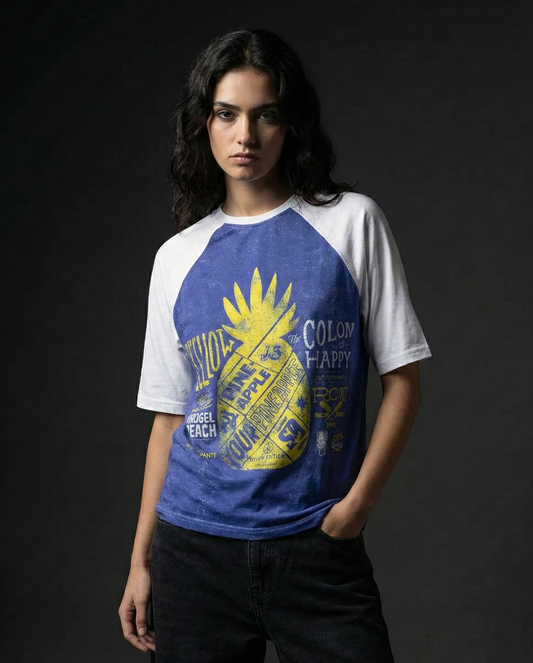 Spongebob Pineapple Oversized Raglan T-shirt