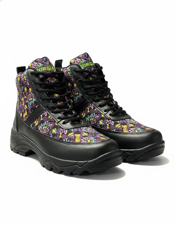 Ninja Turtles What Rules? High Top Canvas Sneakers