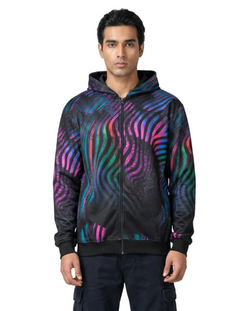 Illusion Zipper Hoodie