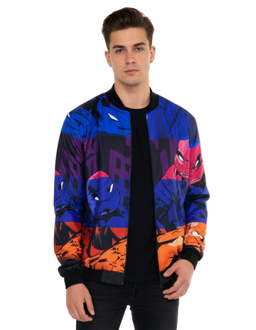 Ninja Turtles Cyan Bomber Jacket