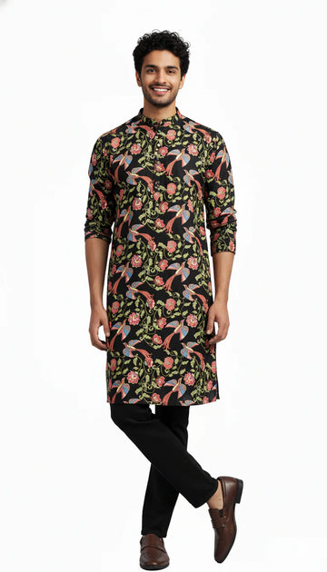 Birds of Paradise Men Kurta