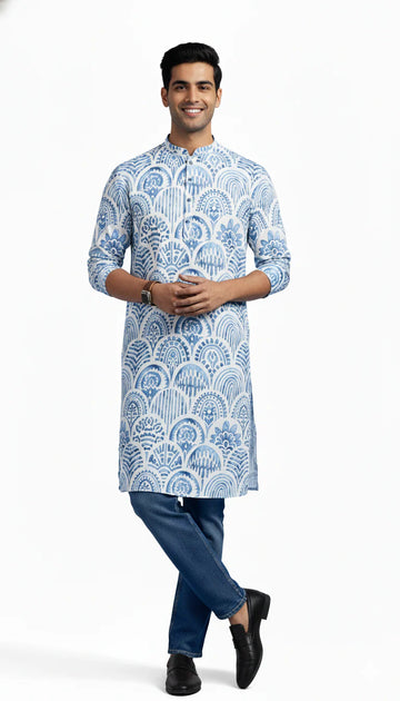 Abstract Mandala Men Kurta