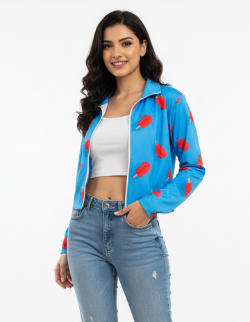 Popsicle Athleisure Crop Jacket