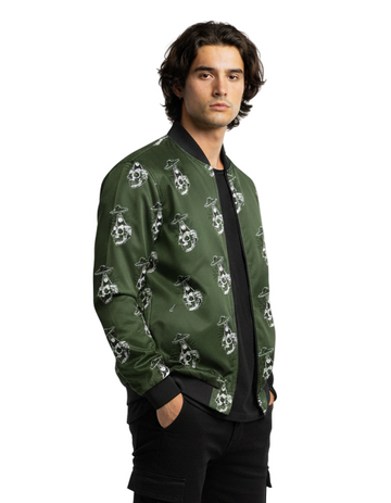 Enlightened Skull Bomber Jacket