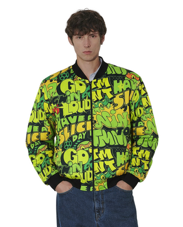 Ninja Turtles Have A Slice Day Bomber Jacket