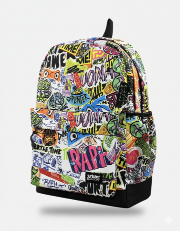 Ninja Turtles It's Turtle Time Canvas Backpack