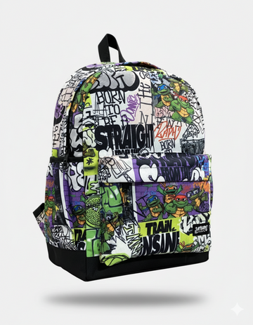 Ninja Turtles Straight Outta Sewer Canvas Backpack