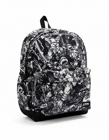 Ninja Turtles Retro Sketch Canvas Backpack