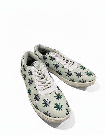 Weed Art Canvas Sneakers