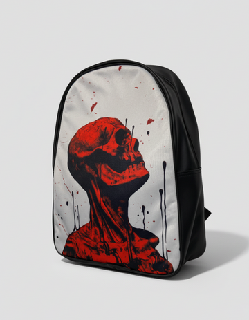 Dead Yet Faux Leather D Backpack