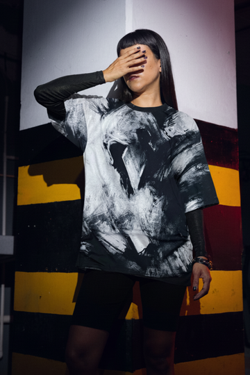 Gladiator Monochrome Oversized T-shirt
