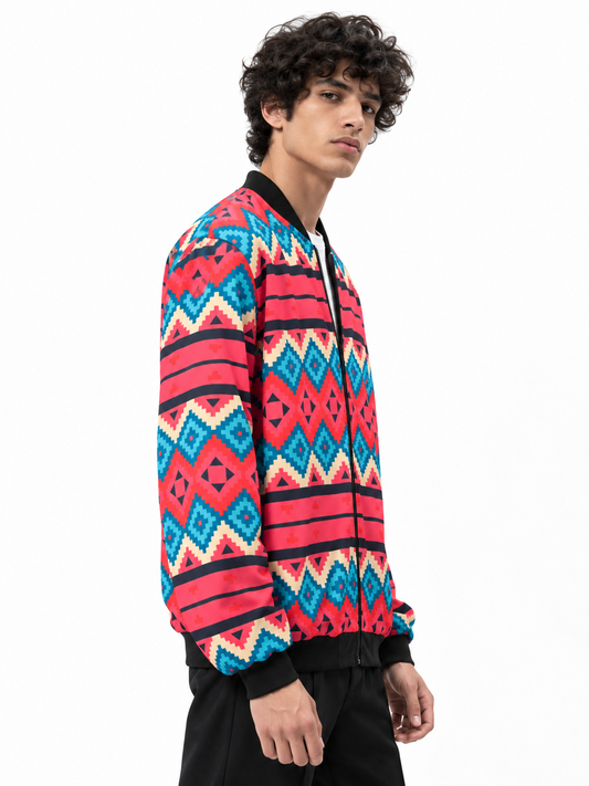 Ethnic Bomber Jacket