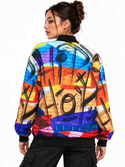 Hip Hop Bomber Jacket women