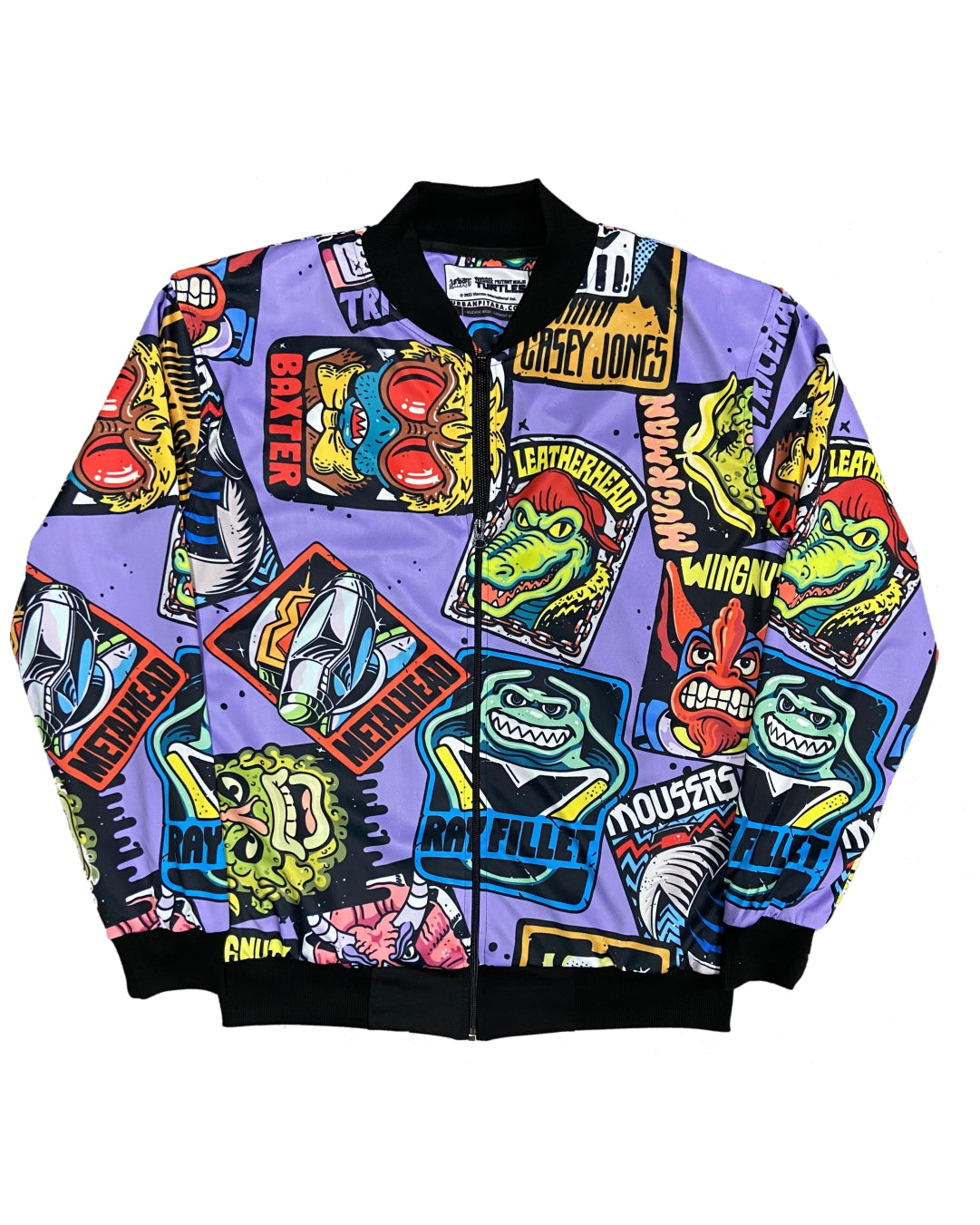 Ninja Turtles Grafitti Wall Art Bomber Jacket