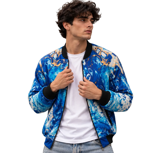 H2FLO Print Bomber Jacket