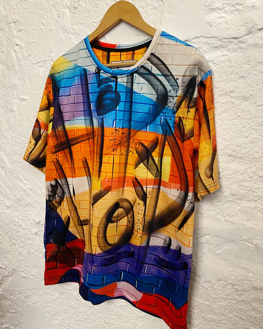 HipHop Graffiti Oversized T-shirt