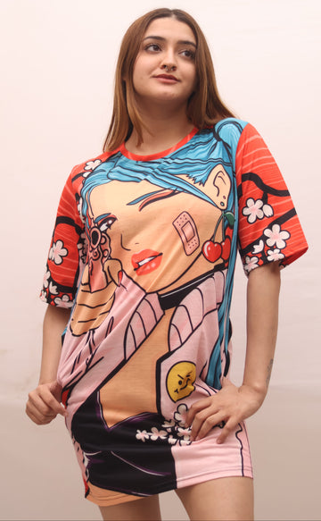 Slayer Oversized Tshirt Dress
