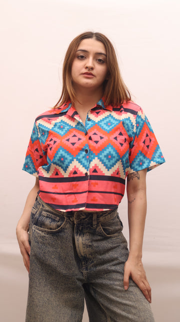 Ethnic Crop Shirt