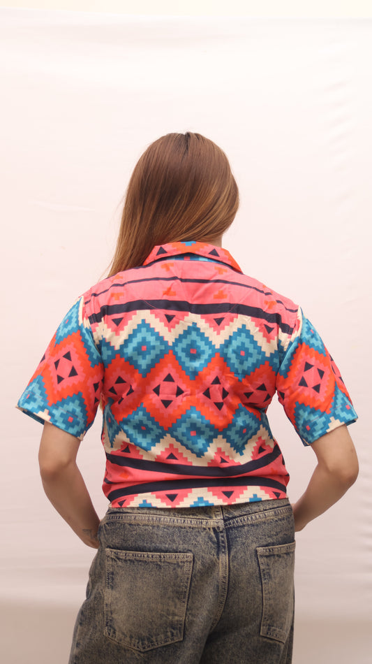 Ethnic Crop Shirt