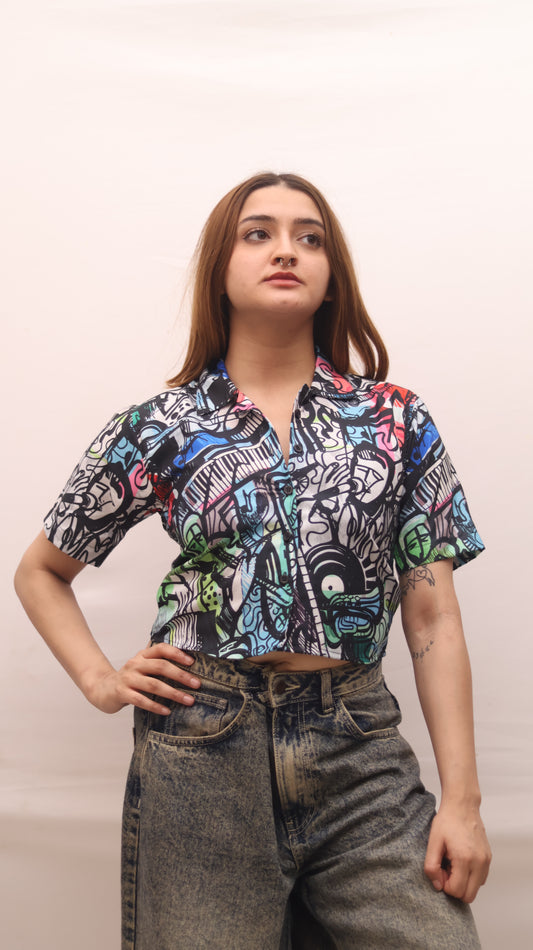 Soul Music Crop Shirt