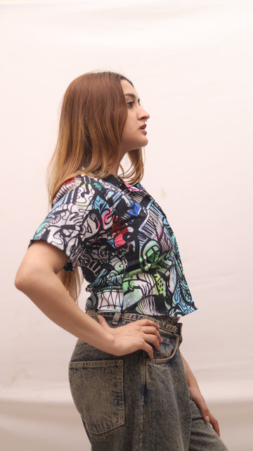Soul Music Crop Shirt