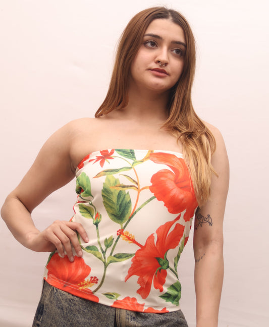 Floral Tube Top