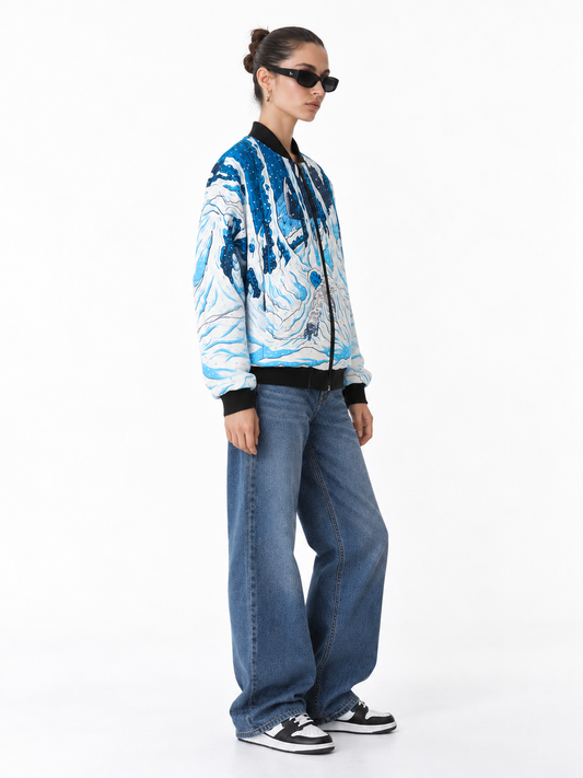 Astro Yeti Bomber Jacket women