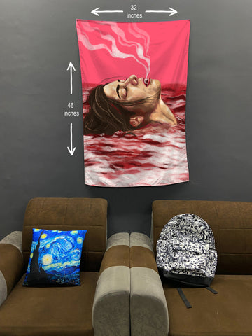 Blood Bath Room Flag