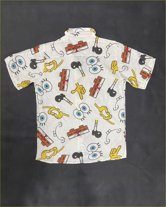 Spongebob Iconic Icons 100% Cotton Shirt