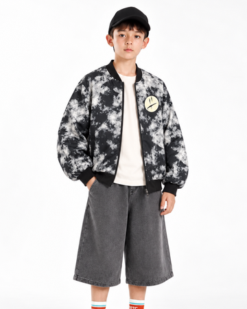 Wicked Smiley Kids Bomber Jacket