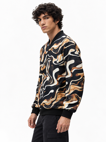 Liquid Gold Bomber Jacket