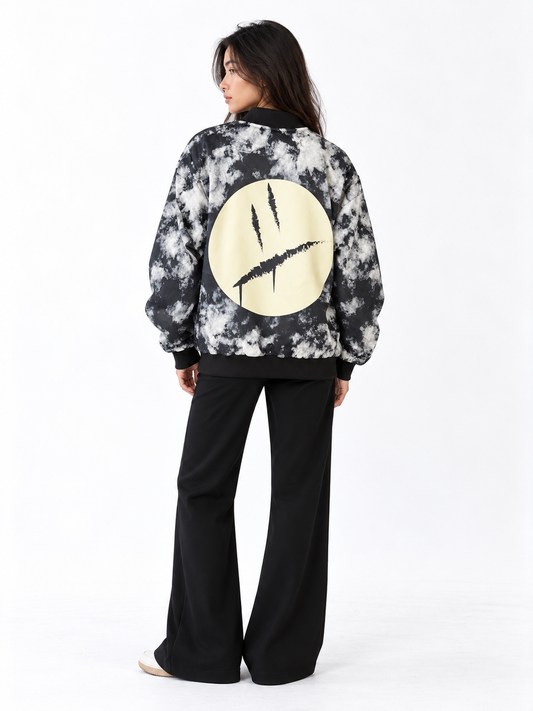 Wicked Smiley Bomber Jacket women