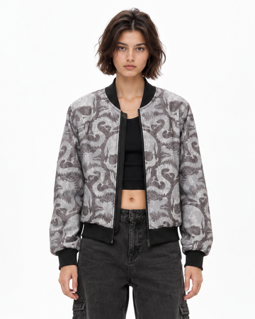 Venom Skull Bomber Jacket women