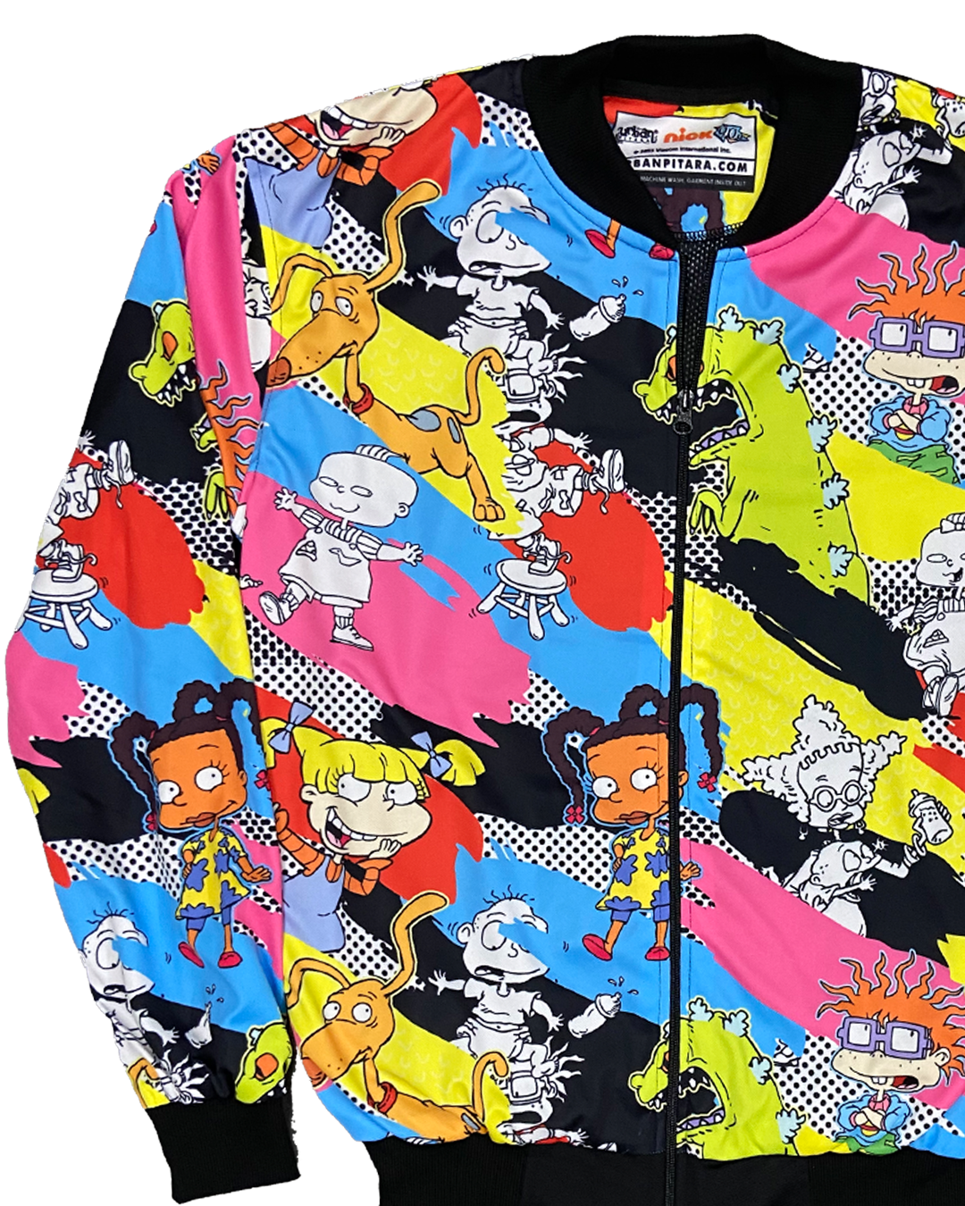 Rugrats Dots Strokes Bomber Jacket