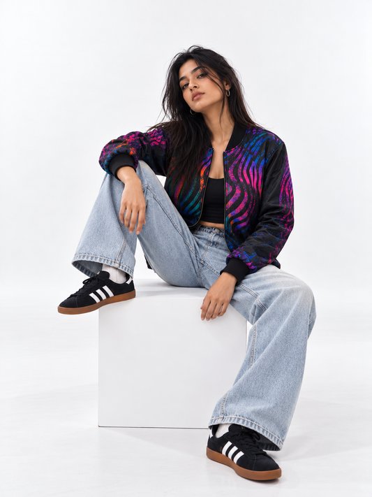 Illusion Bomber Jacket women