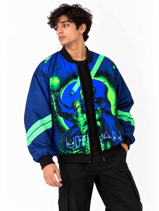 David Neon Bomber Jacket