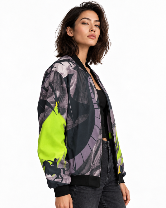 Knight & Dragon Bomber Jacket women