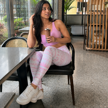 Pink Tribal Leggings