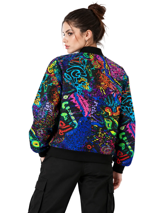 Acid Trip Bomber Jacket women