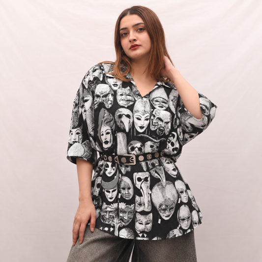 Retro Incognito Boxy Tunic