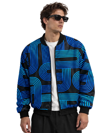 Neon Tubes Bomber Jacket