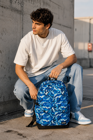 Sapphire Canvas Backpack