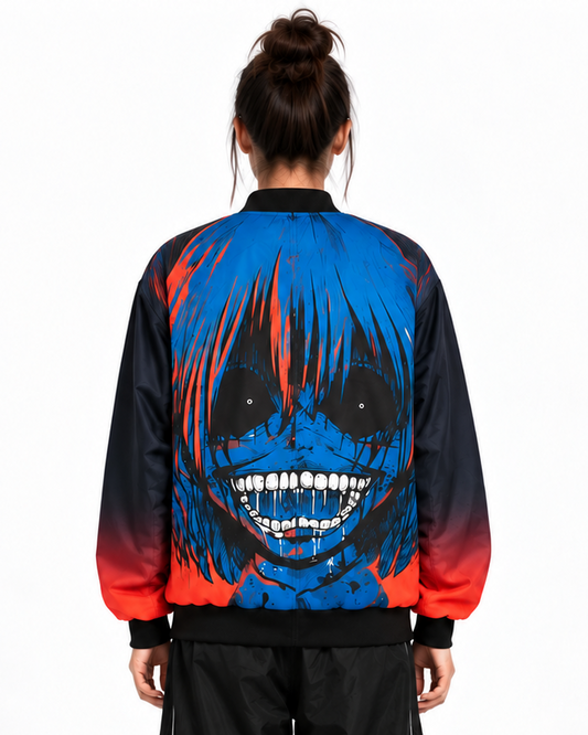 Vampire Chuckle Bomber Jacket women