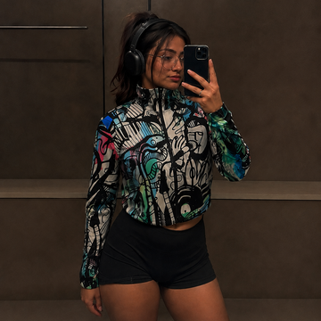 Soul Music Athleisure Crop Jacket