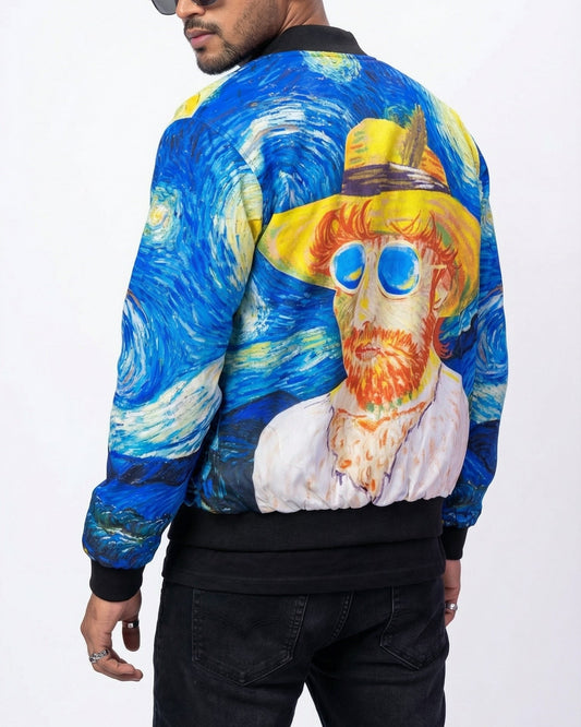 Starry Night Ft. Van Gogh Bomber Jacket
