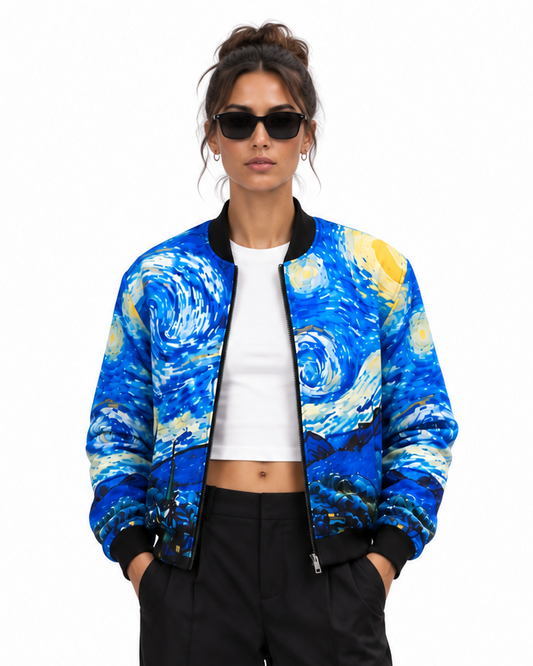 Starry Night Ft. Van Gogh Bomber Jacket