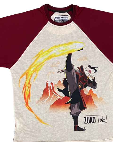 Zuko Fire Kick Oversized Raglan T-shirt