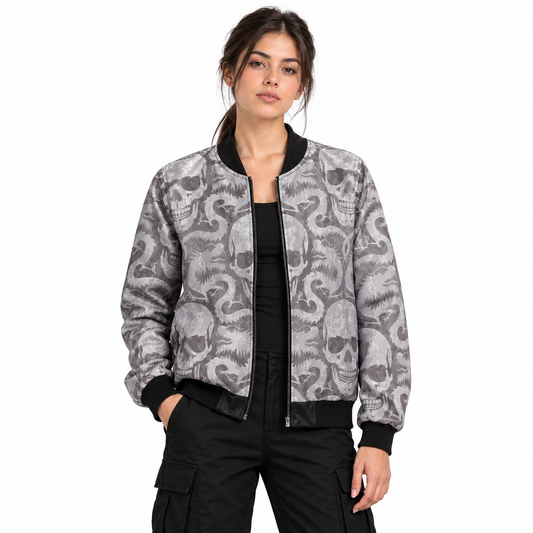 Venom Skull Bomber Jacket women
