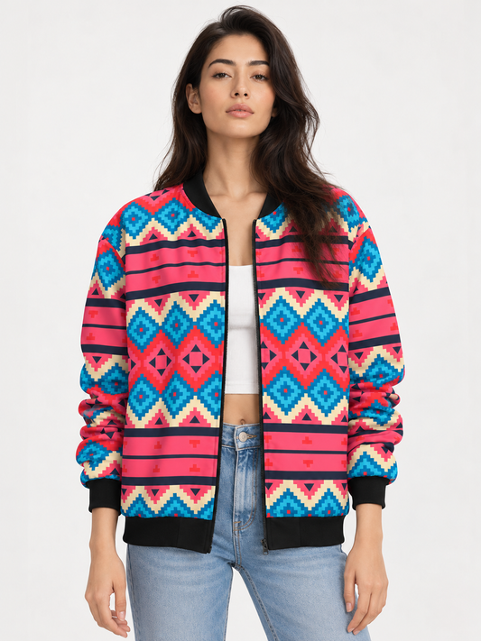 Ethnic Bomber Jacket women